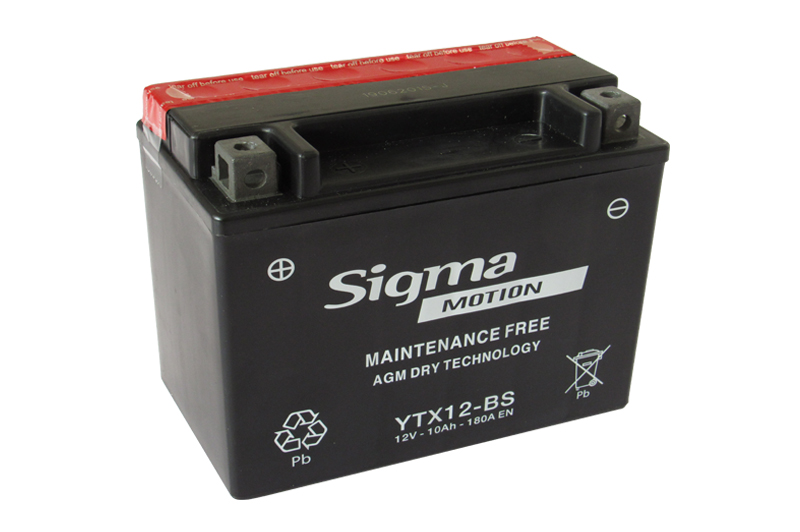 ΜΠΑΤΑΡΙΑ MOTO 12V 10Ah AGM SIGMA MOTION 